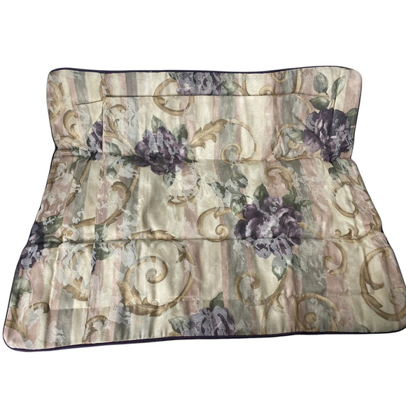 Croscill Chambord Cassis Amethyst Standard Pillow Sham Floral Classic NEW - Picture 2 of 8